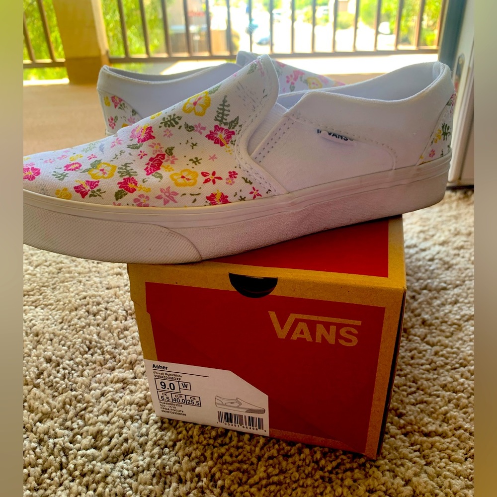 Slightly used Vans Slip ins